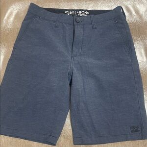 Billabong Men's Slate Blue Flat-Front Shorts